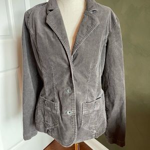 Bass Jeans Co. corduroy jacket gray Size M